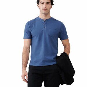 Banana Republic Factory Honeycomb Pique‎ Henley XL